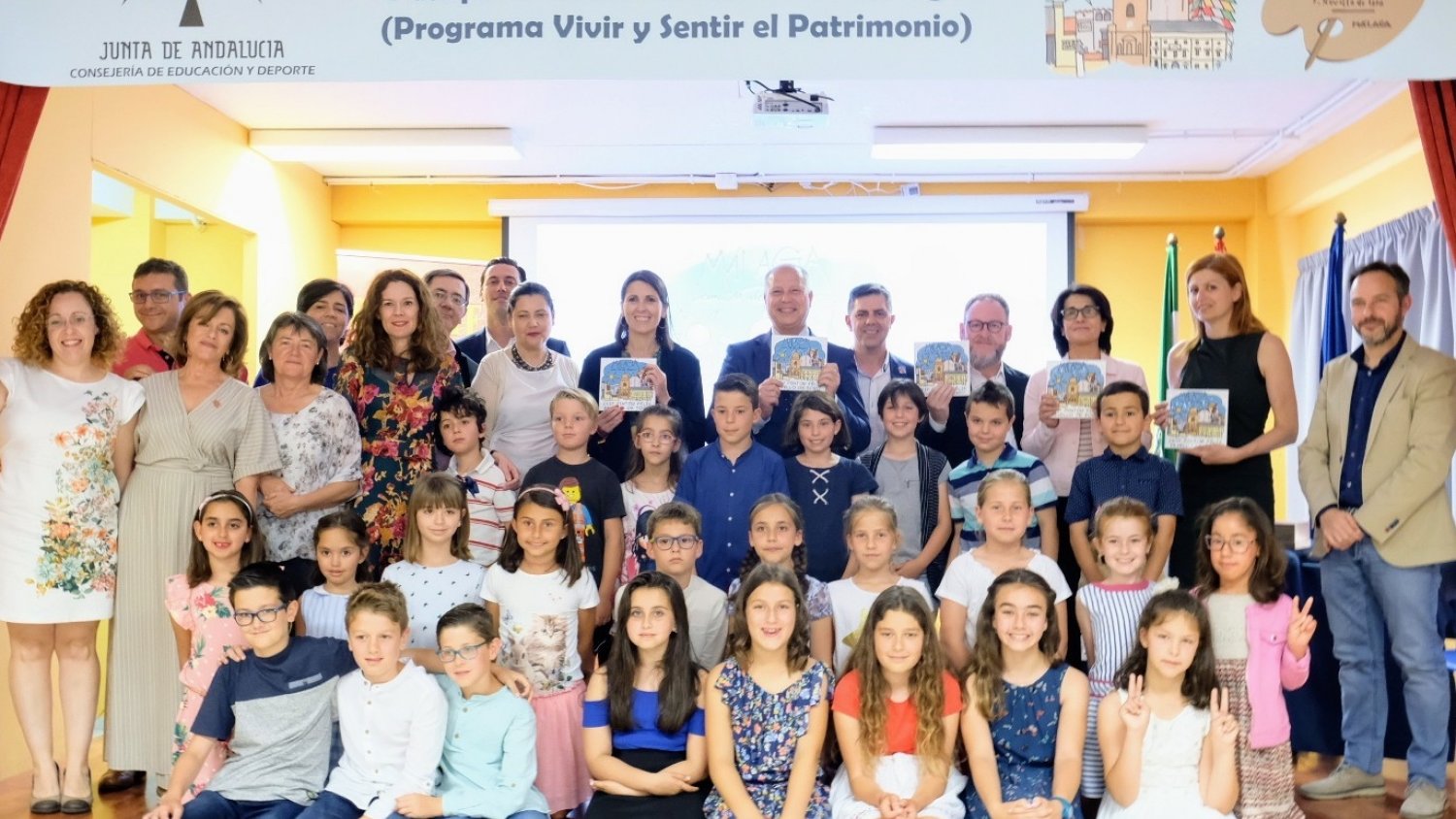 El colegio Revello de Toro rinde homenaje a los museos malagueños en su Día Internacional