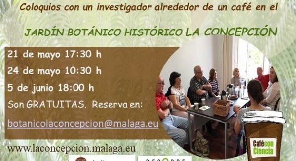 El Jardín Botánico de la Concepción acoge desde este martes las jornadas 'Café con ciencia'