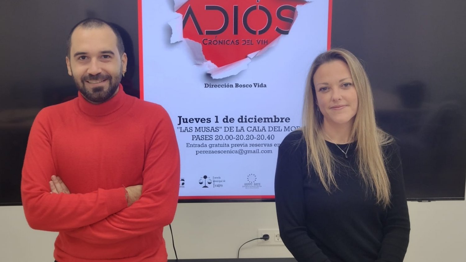 Rincón de la Victoria presenta el microteatro `Adiós´ con motivo del Día Mundial de la Lucha contra el Sida