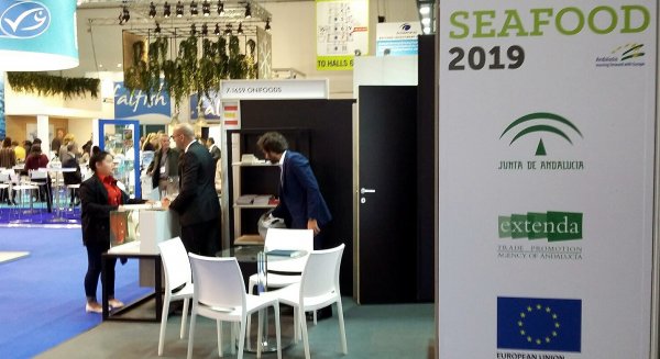 Seis empresas andaluzas, cinco de ellas de Málaga, muestran su oferta en la Feria Mundial de Productos de la Pesca