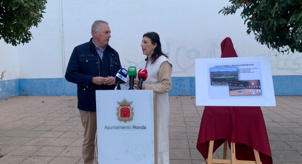 Ronda creará un nuevo polideportivo en las instalaciones deportivas junto a la carretera de El Burgo