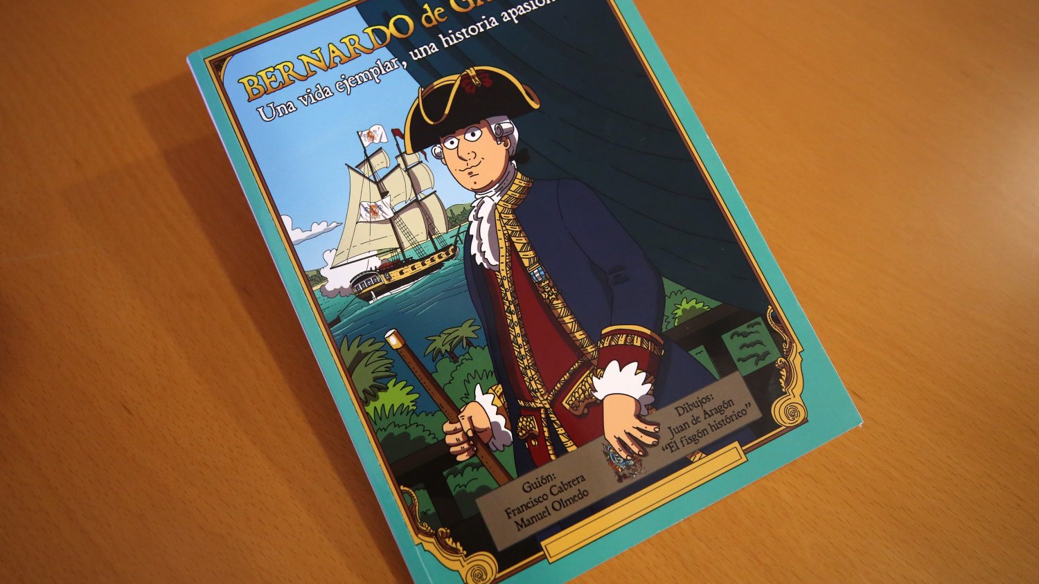 Un cómic dará a conocer la figura de Bernardo de Gálvez a los escolares de la provincia