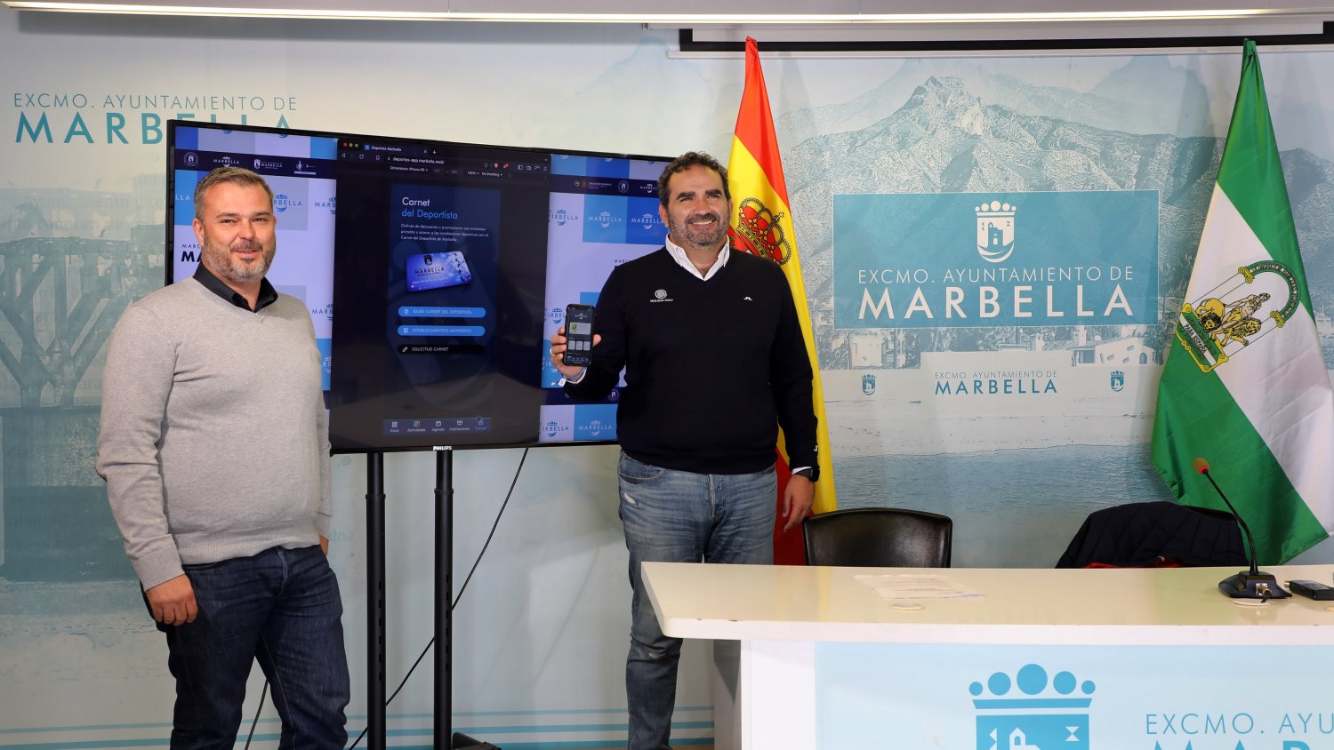 La delegación de Deportes pone en marcha la aplicación móvil ‘Marca Marbella’