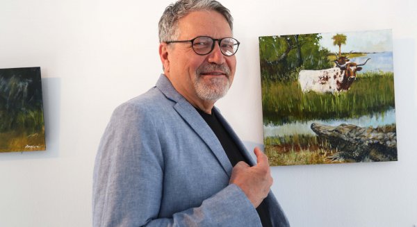 La Diputación de Málaga inaugura hoy la muestra 'Las vacas españolas de Florida' del pintor Jim Draper