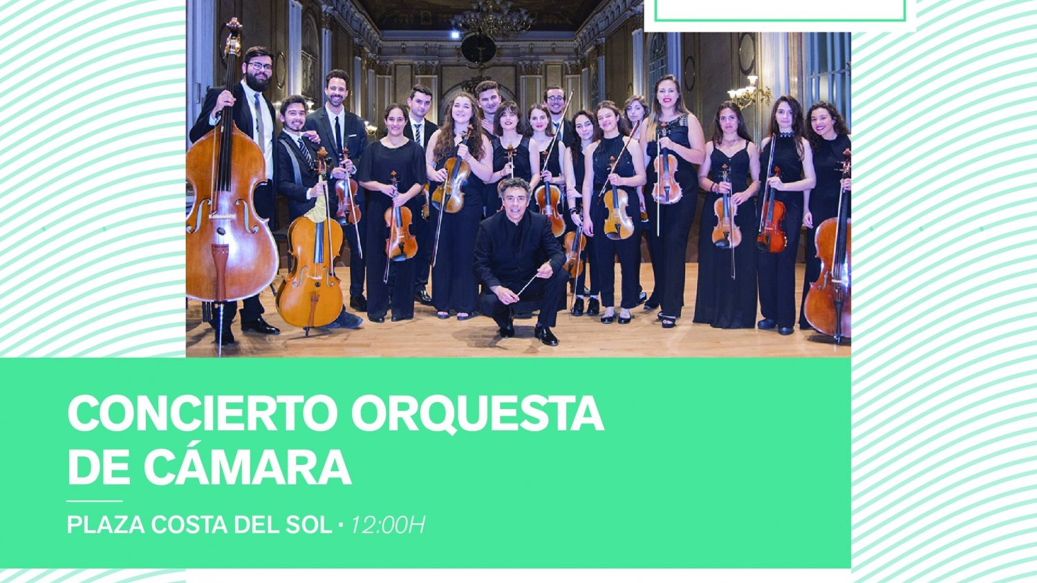 La plaza Costa del Sol recibe mañana sábado un concierto de la Orquesta de Cámara de la Asociación Promúsica de Málaga