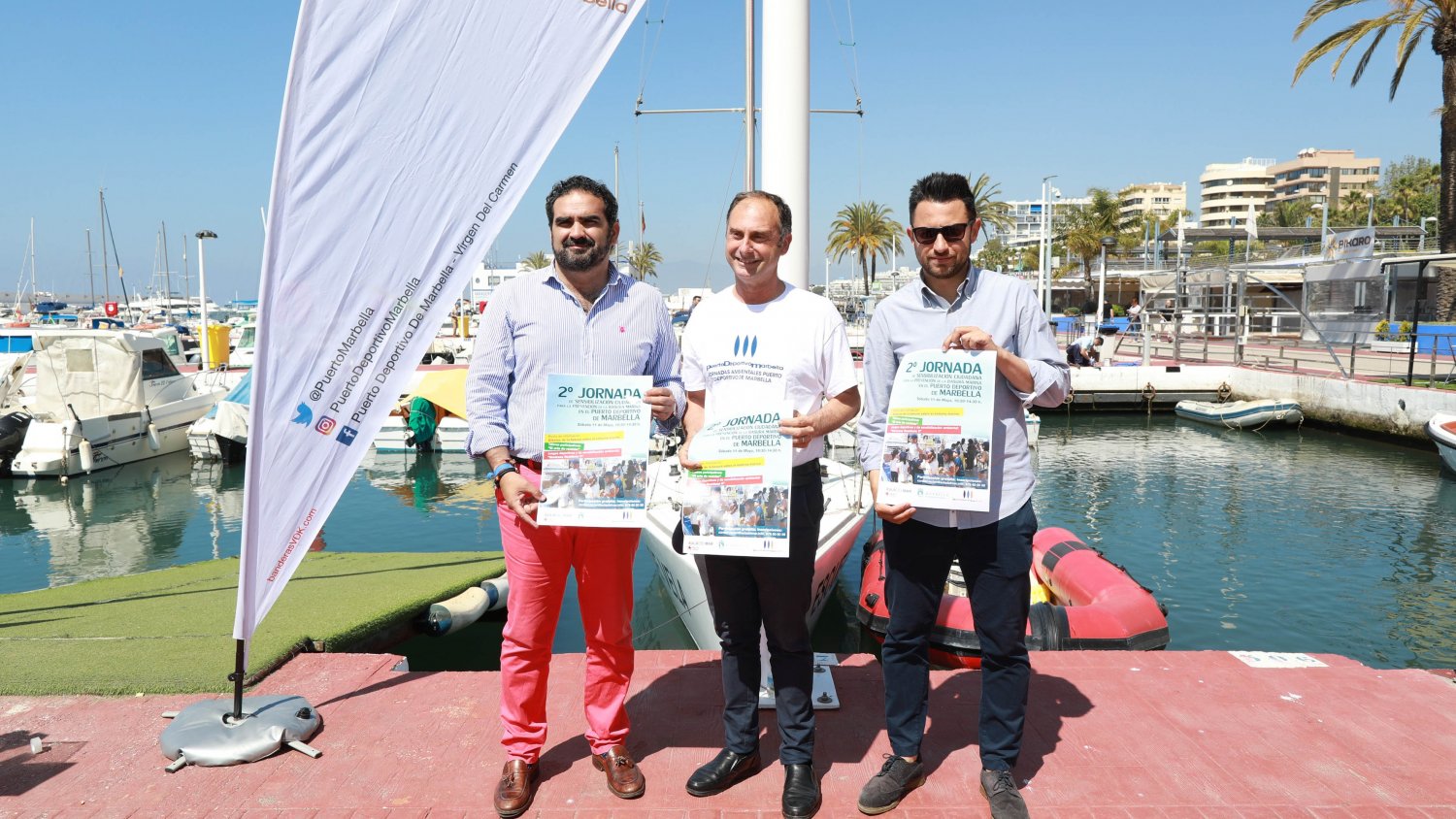 El Puerto Deportivo de Marbella acoge una jornada para sensibilizar sobre el cuidado del medioambiente marino