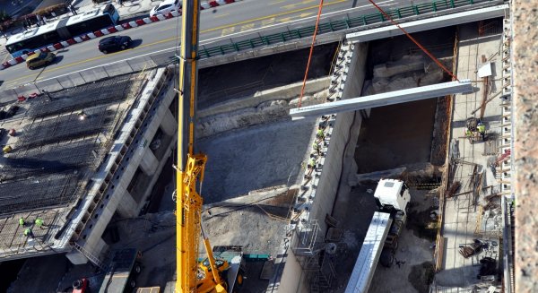 Recta final para la reconstrucción del puente de Tetuán por las obras del metro