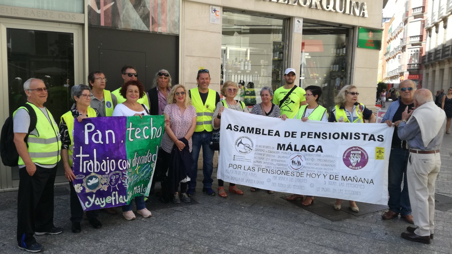 Adelante Málaga manifiesta su apoyo a las reivindicaciones por las pensiones públicas