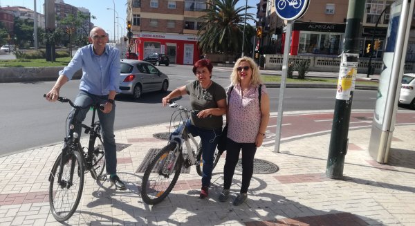 Adelante Málaga se compromete a duplicar los carriles bicis para 
