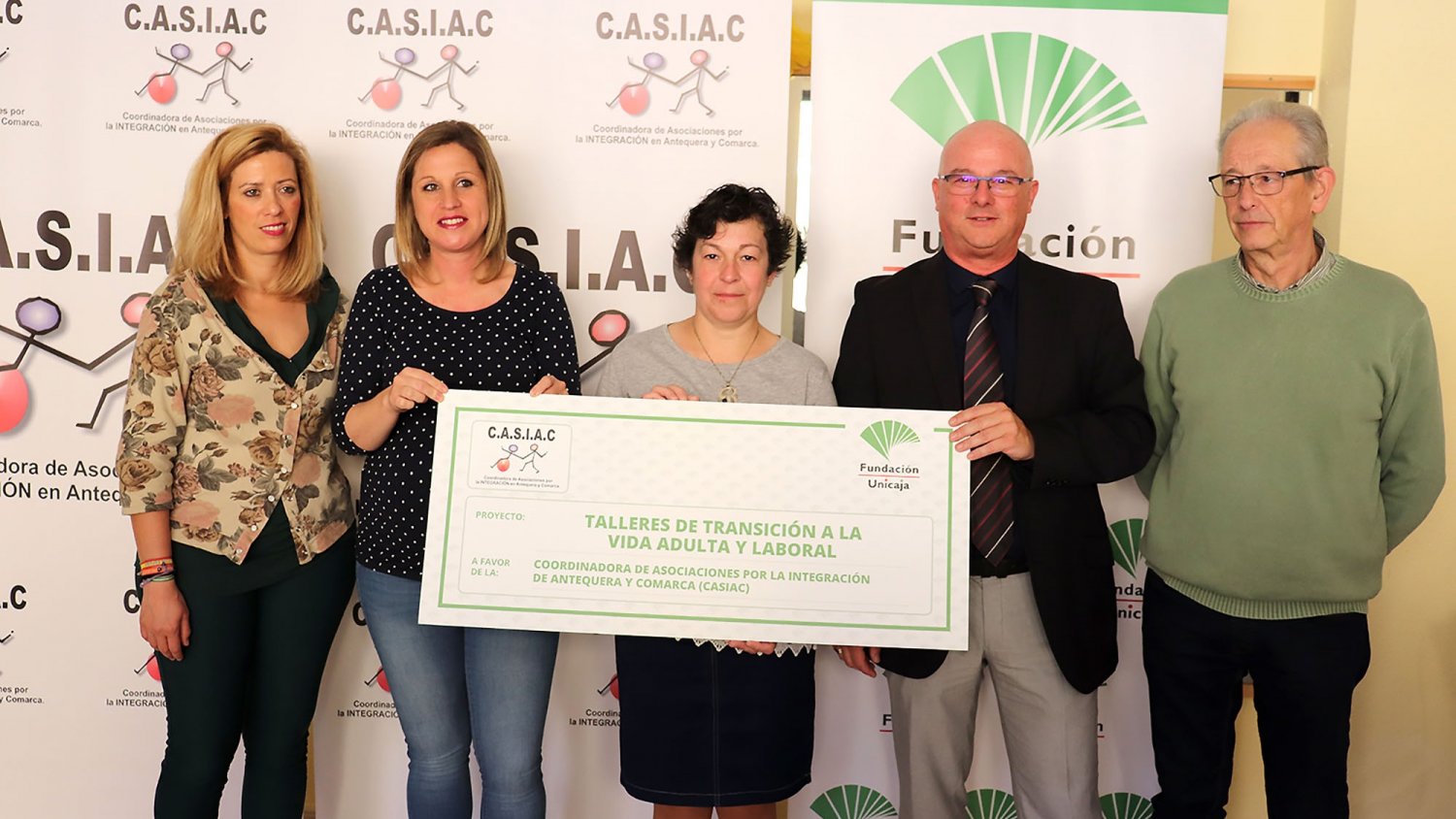 Fundación Unicaja apoya a CASIAC en su taller de Transición a la vida adulta