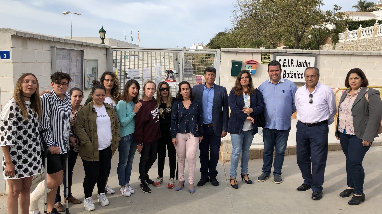 Nozal (PP) cederá a la Junta los dos terrenos de equipamiento escolar existentes en La Cala de Mijas para paliar la situación límite existente