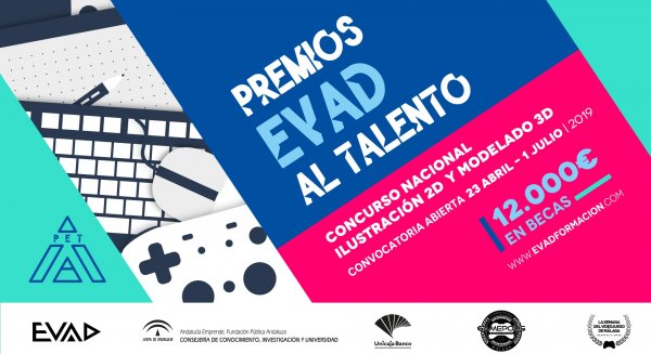 EVAD lanza los Premios EVAD al Talento regalando dos becas de estudios a las mejores piezas artísticas