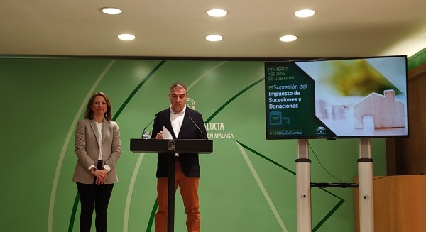 Bendodo defiende la gestión del Gobierno en los 100 primeros días: “Hemos impulsado una revolución fiscal en Andalucía”