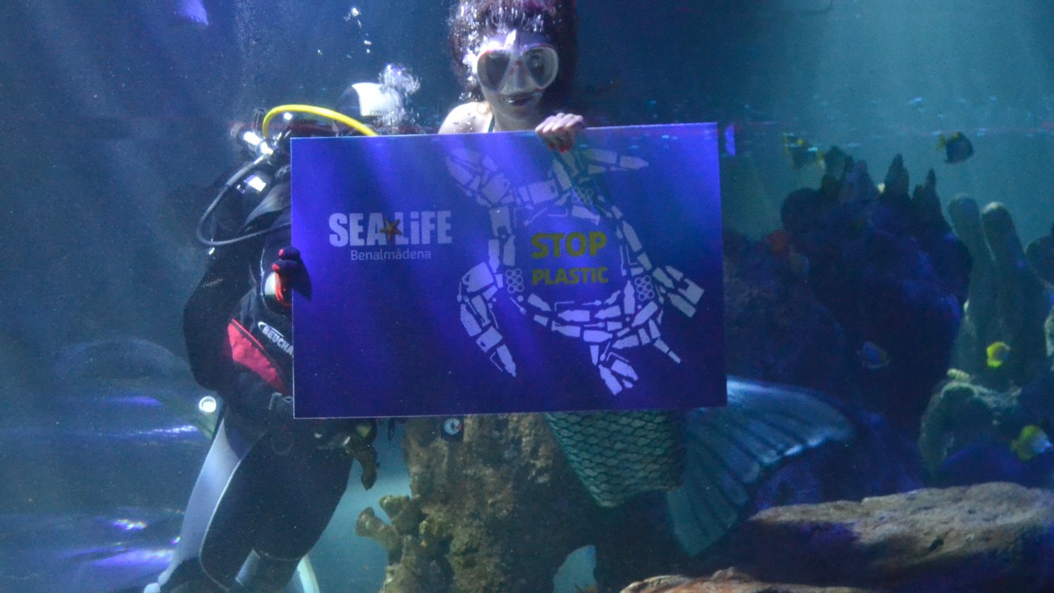Sealife Benalmádena lleva a cabo la actividad 'Piratas y Sirenas' para concienciar sobre el vertido de plásticos