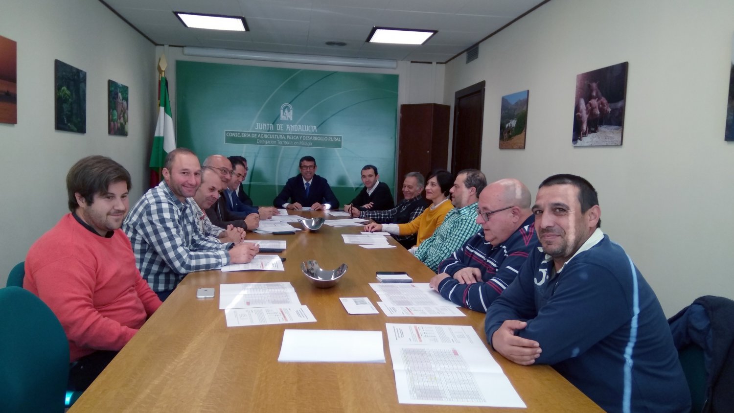La Junta acuerda con las organizaciones agrarias y los regantes la planificación de los riegos del Guadalhorce