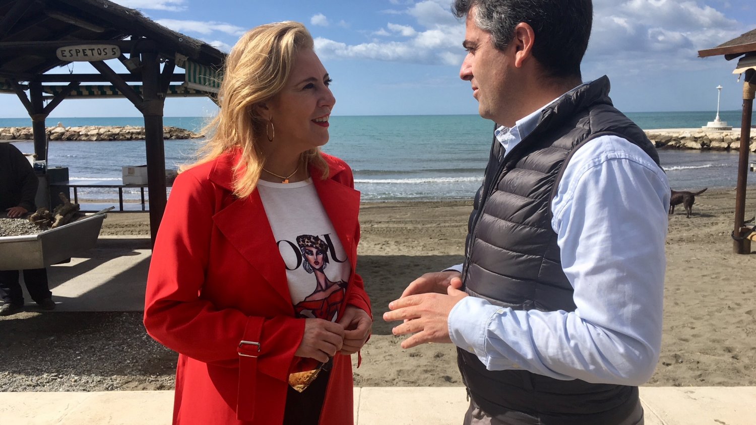 El PP impulsará desde el Gobierno la reforma integral del paseo marítimo de El Palo-Pedregalejo