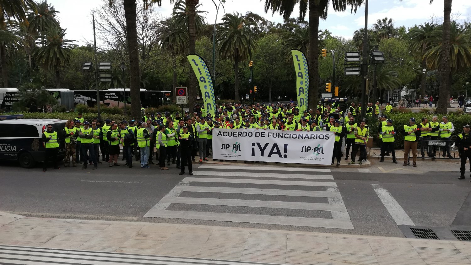 Los Polícias Locales de Málaga exigen un nuevo acuerdo de funcionarios que garantice la calidad de sus servicios