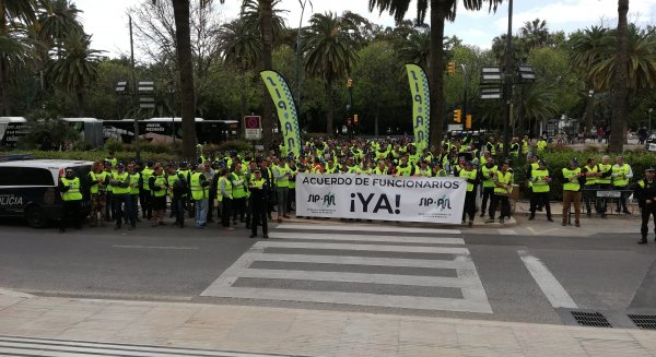 Los Polícias Locales de Málaga exigen un nuevo acuerdo de funcionarios que garantice la calidad de sus servicios