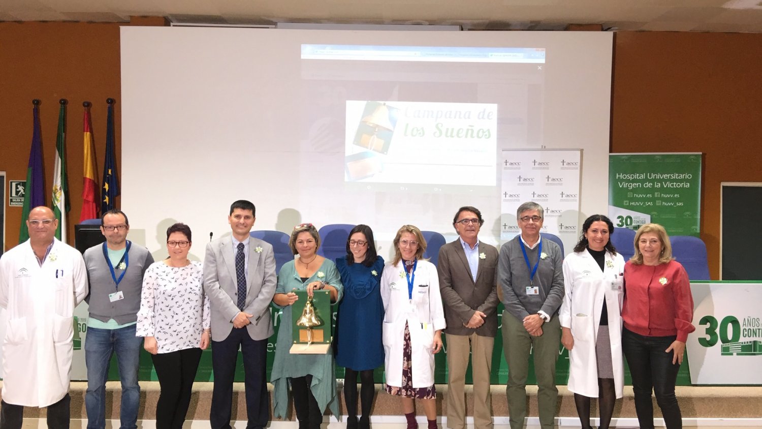 El Hospital Virgen de la Victoria se suma al proyecto “Campana de los Sueños”