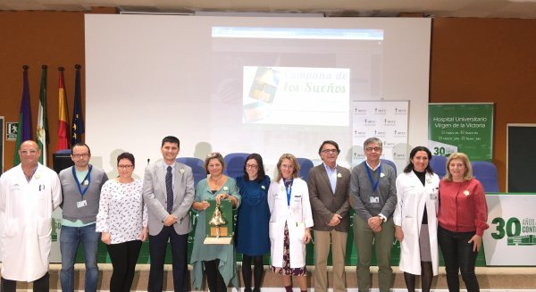 El Hospital Virgen de la Victoria se suma al proyecto “Campana de los Sueños”