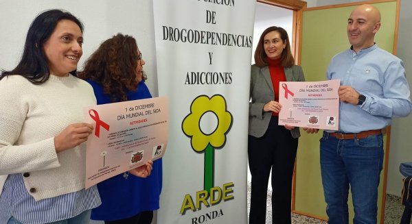 Ronda programa actividades sensibilizadoras con motivo del Día Mundial de la Lucha contra el SIDA
