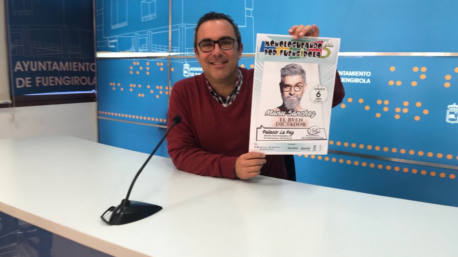 Manu Sánchez presentará su espectáculo 'El Buen Dictador' en Fuengirola