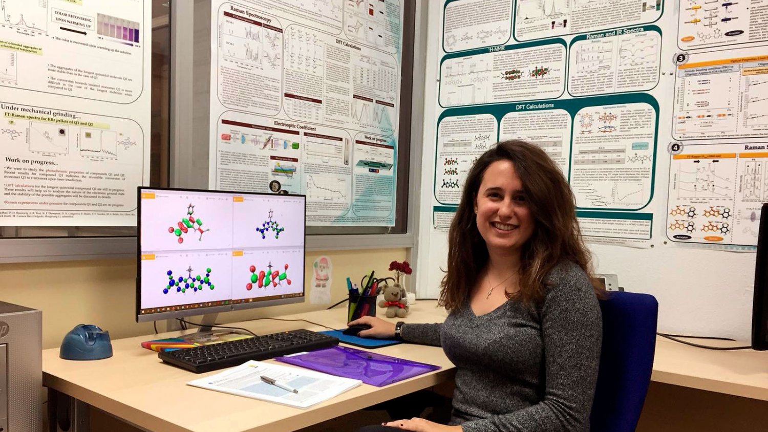 Un estudio analiza las propiedades de materiales orgánicos mediante cálculos computacionales
