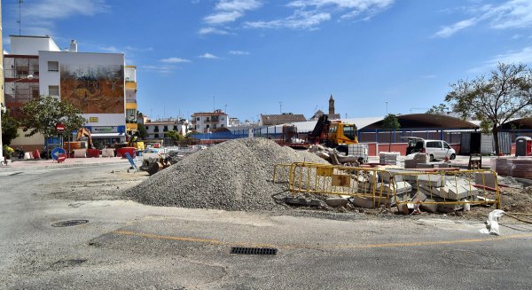 Las obras de remodelación y mejora del tráfico en la céntrica avenida San Lorenzo entran en su recta final