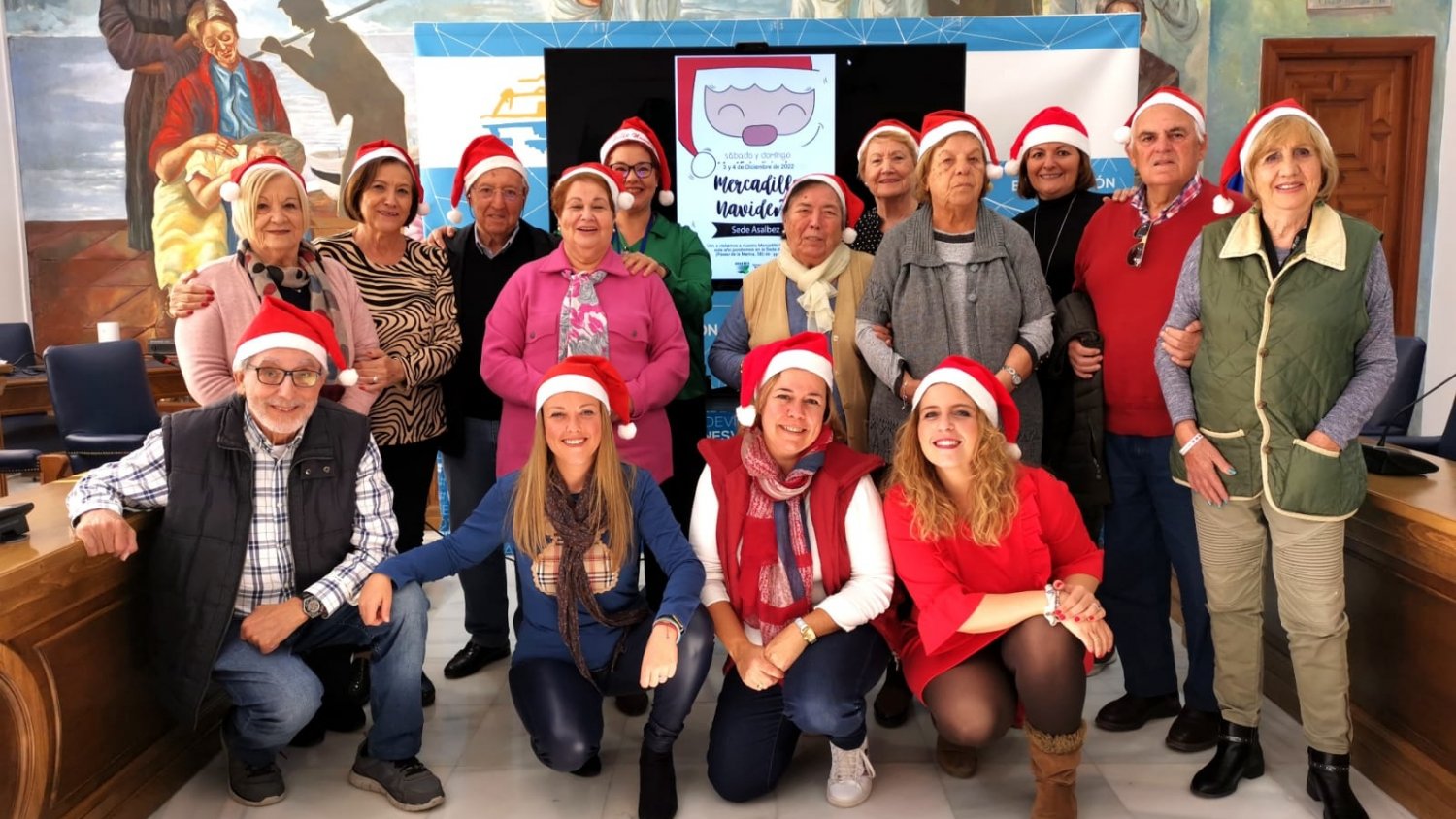 Rincón de la Victoria y la Asociación ASALBEZ celebran un Mercadillo Navideño