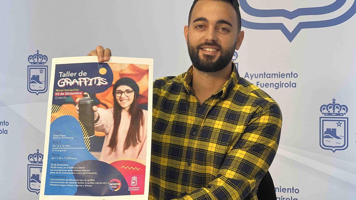 Fuengirola organiza un taller gratuito de iniciación al graffiti para jóvenes de entre 12 y 16 años
