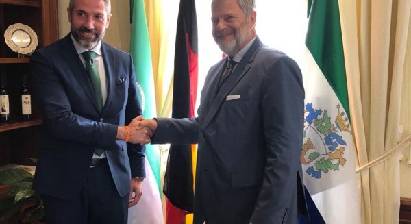 El Embajador alemán en España, Wolfgang Dold, realiza su primera visita oficial a Andalucía