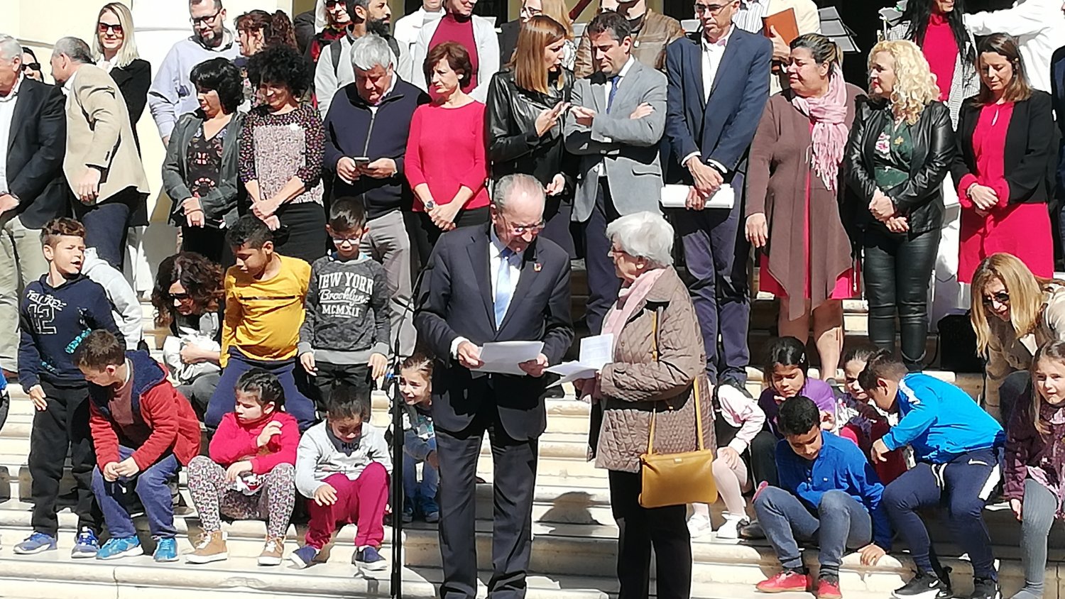La Plataforma de Solidaridad con las Personas Inmigrantes de Málaga lee un manifiesto contra la discriminación racial