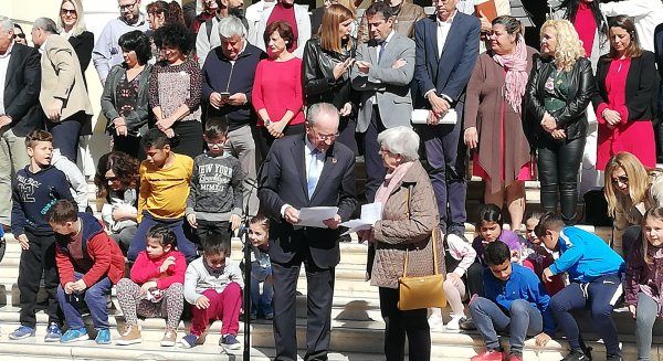 La Plataforma de Solidaridad con las Personas Inmigrantes de Málaga lee un manifiesto contra la discriminación racial