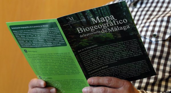 La Diputación y la UMA editan un mapa para poner en valor la diversidad botánica