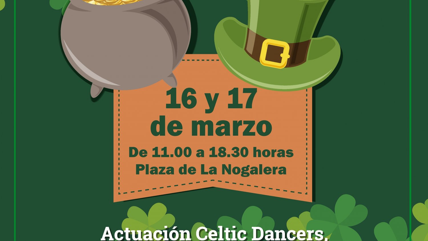 Danzas celtas, gastronomía y un concierto tributo a U2 para celebrar Saint Patrick