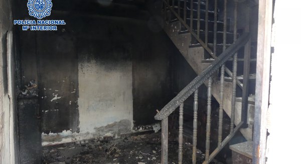 La Policía Nacional detiene en Benalmádena a un hombre por el incendio de una vivienda