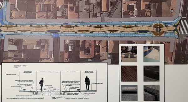 Las obras de peatonalización de calle del Mar están previstas que finalicen el 1 de mayo