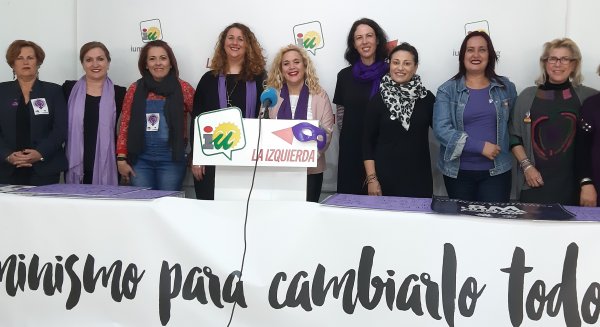 Mujeres de IU y PCA  hacen un llamamiento a secundar las movilizaciones del 8M