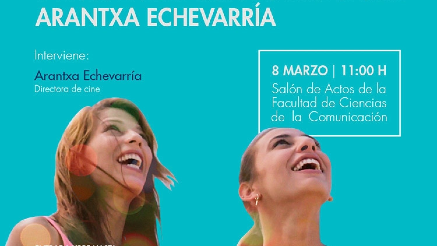 La Fundación general de la UMA y Málaga de festival organizan un encuentro con Arantxa Echevarría