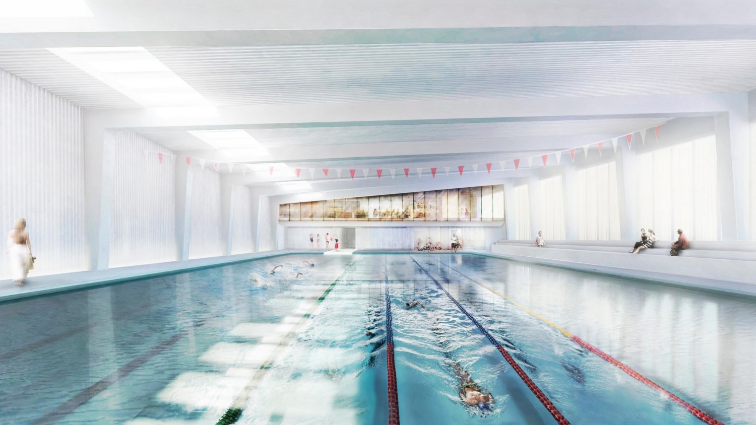 Estepona selecciona los tres proyectos del concurso de ideas para la piscina cubierta de San Fernando