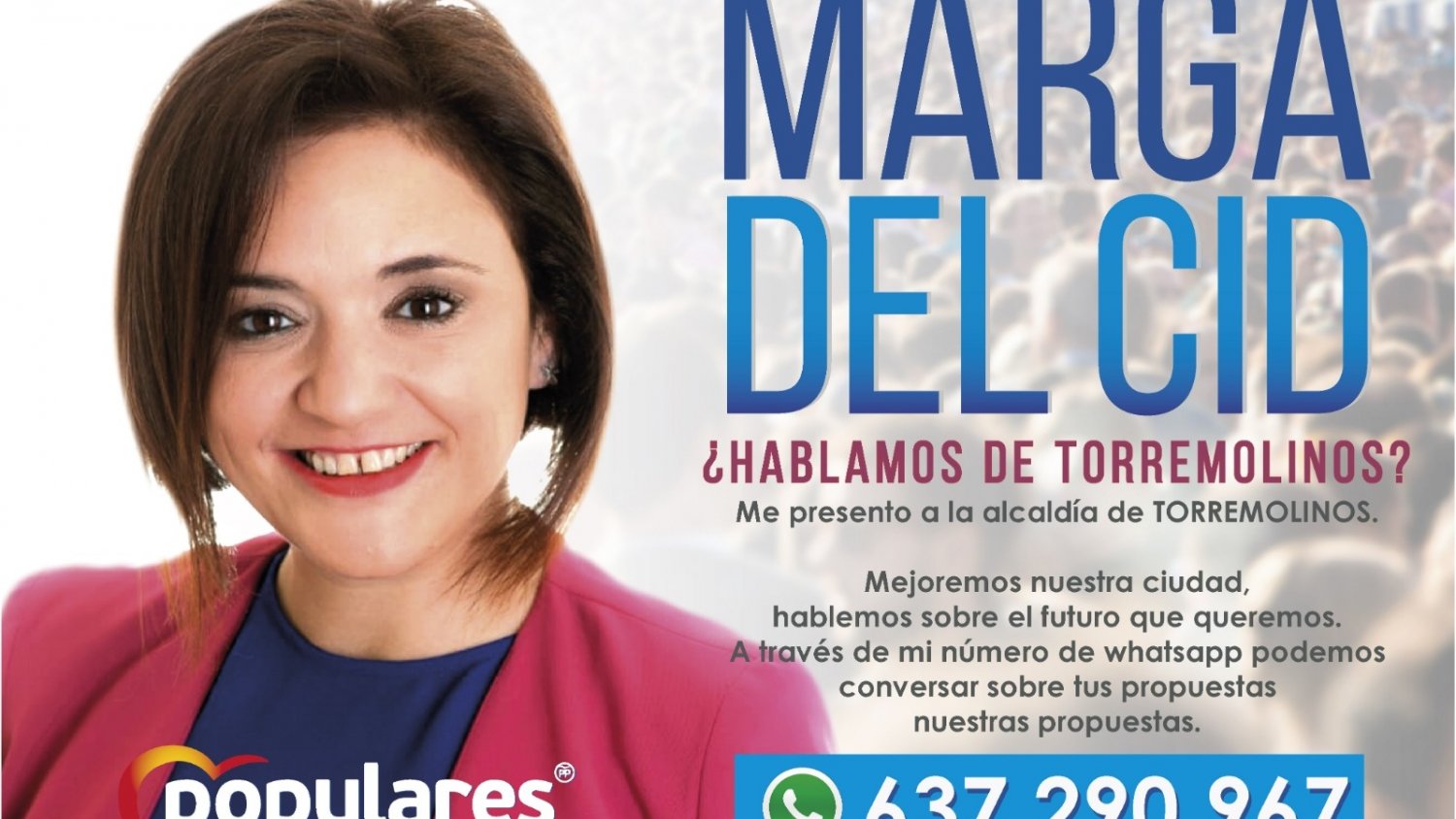 Del Cid abre un canal de whatsapp para tener relación directa con los ciudadanos de Torremolinos