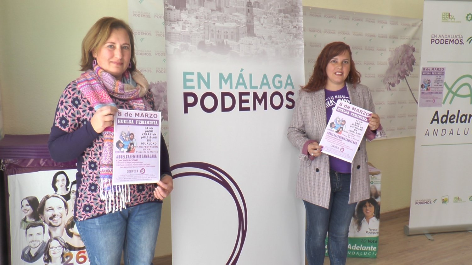 Podemos anima a la ciudadanía a participar en la huelga del 8M convocada por el colectivo feminista