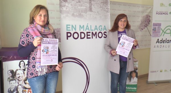 Podemos anima a la ciudadanía a participar en la huelga del 8M convocada por el colectivo feminista