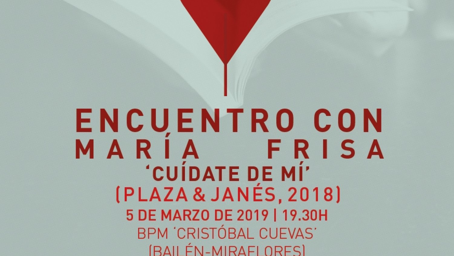 El género policíaco regresa al V ciclo 'Encuentros con autores en bibliotecas municipales'