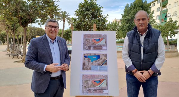 Vélez-Málaga inicia la gran transformación del parque Jurado Lorca