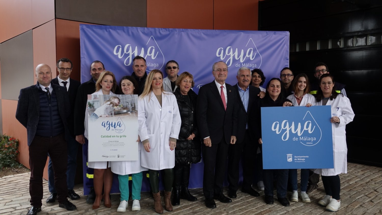 El Ayuntamiento presenta la marca 'Agua de Málaga'