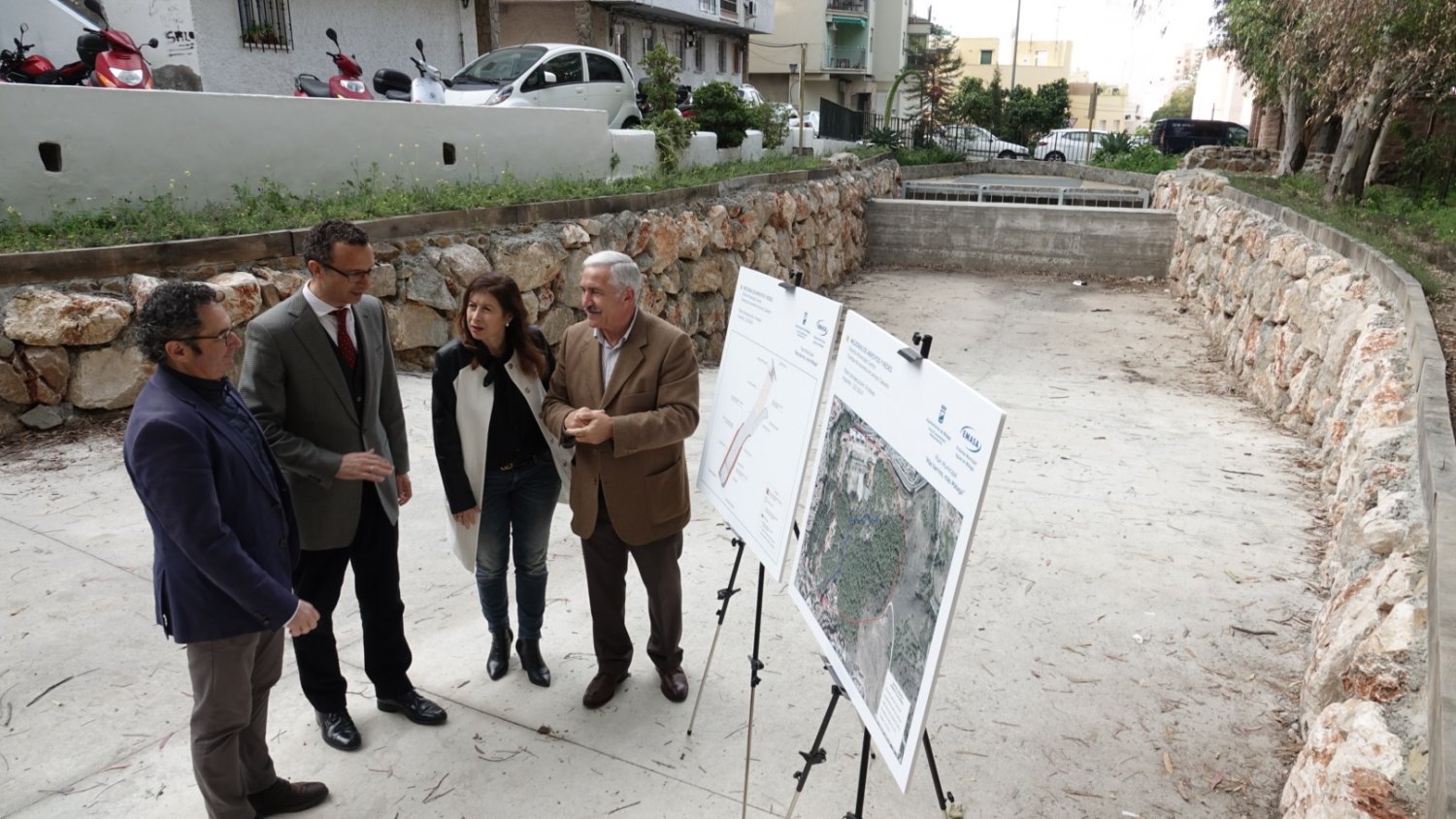 El Ayuntamiento construye una trampa de acarreos en el Arroyo Calvario