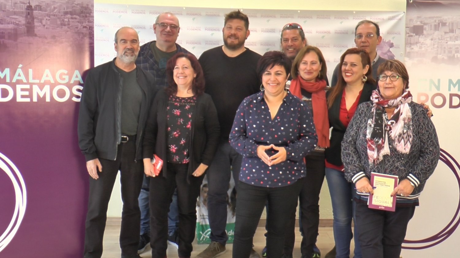 Podemos Málaga presenta una candidatura que defiende una ciudad ‘que es ejemplo'