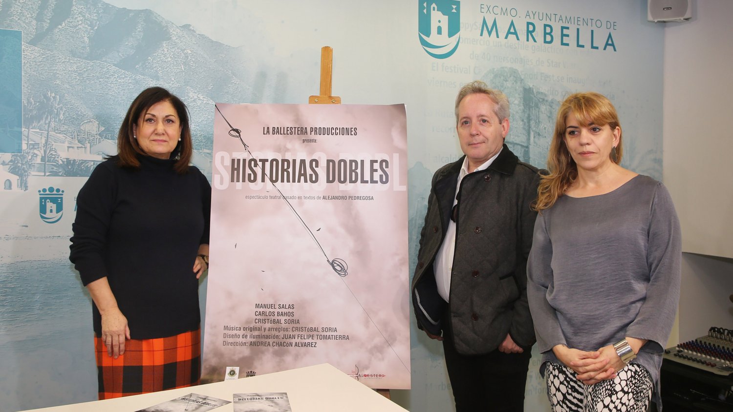 El Teatro Ciudad de Marbella estrena este fin de semana la obra ‘Historias dobles’