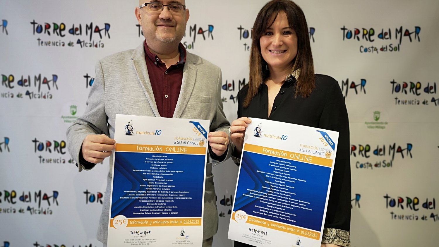 Torre del Mar oferta nuevos cursos de formación online en diversas materias